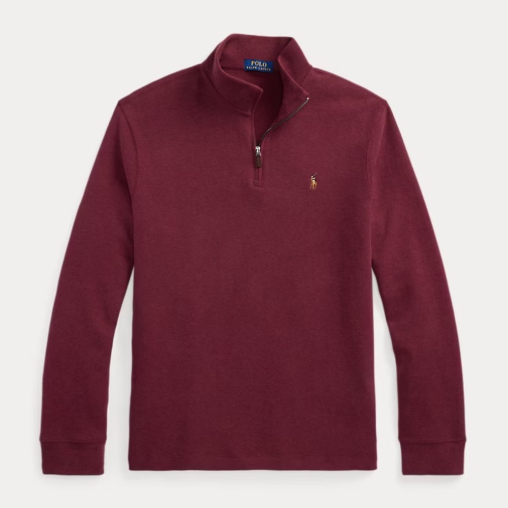 Ralph Lauren estate rib quarter zip pullover